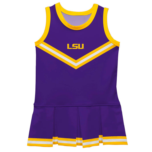 LSU Tigers Game Day Purple Sleeveless Cheerleader Dress: 24M